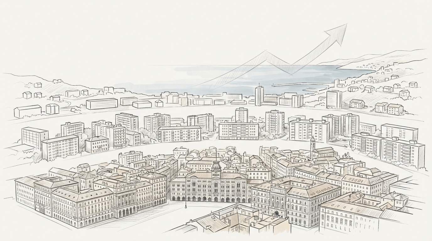 Trieste 2026: prezzi su, centro caro, periferie in corsa.