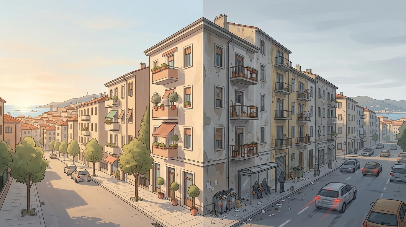 Micro-zone a Trieste: perché 200 metri possono cambiare prezzo e tempi di vendita